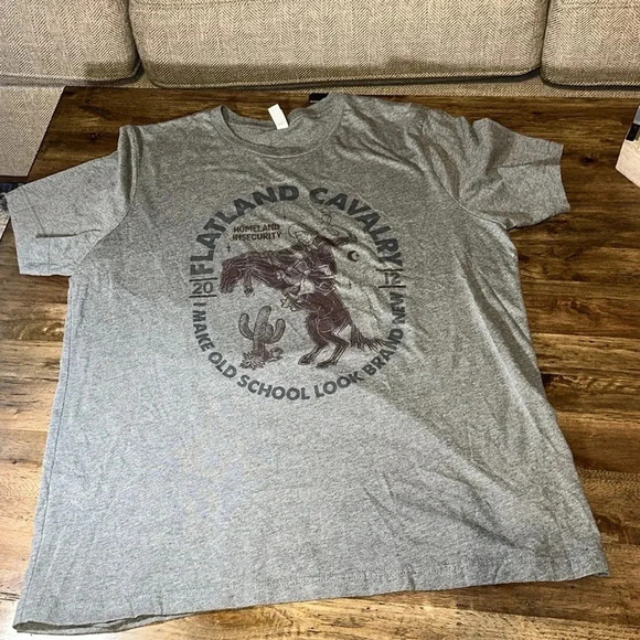flatland cavalry men’s short sleeve t-shirt canvas XL - Picture 3 of 4
